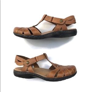 Cobb Hill Rockport Ireland Sandals Size 7.5 Brown